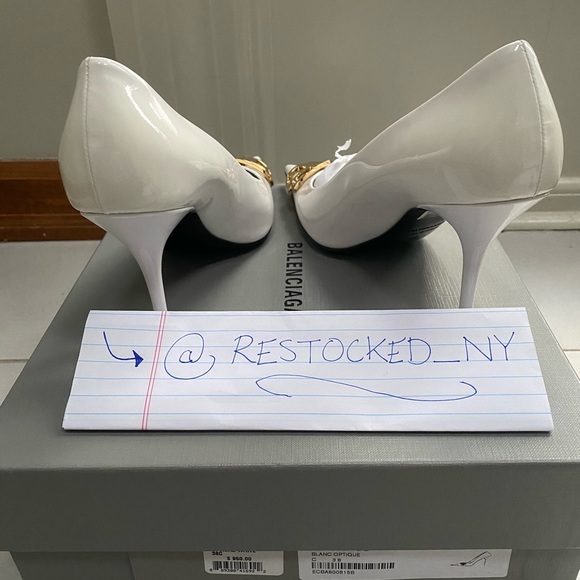 Balenciaga BB Patent Leather Pumps size 38 - Picture 6 of 10